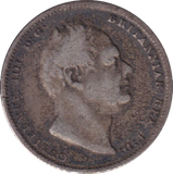 1834 SIXPENCE ( FINE )