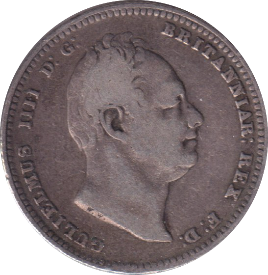 1834 ONE SHILLING ( FINE )
