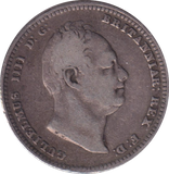 1834 ONE SHILLING ( FINE )
