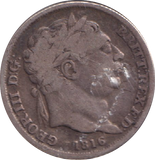 1816 SIXPENCE ( FAIR )