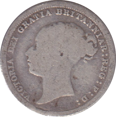1821 SIXPENCE ( FAIR )