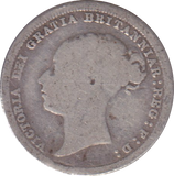 1821 SIXPENCE ( FAIR )
