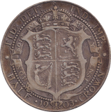1903 HALFCROWN ( NF )