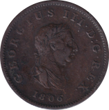 1806 HALF PENNY ( GF )