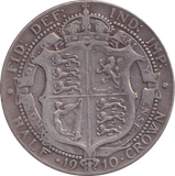 1910 HALFCROWN ( FINE )