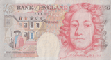FIFTY POUNDS BANKNOTE BAILEY REF £50-33 ( AUNC ) - £50 - Cambridgeshire Coins