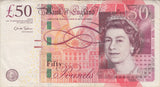 FIFTY POUNDS BANKNOTE CHRIS SALMON REF £50 - 7 - £50 Banknotes - Cambridgeshire Coins