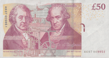 FIFTY POUNDS BANKNOTE CLELAND REF £50-28 ( AUNC ) - £50 - Cambridgeshire Coins