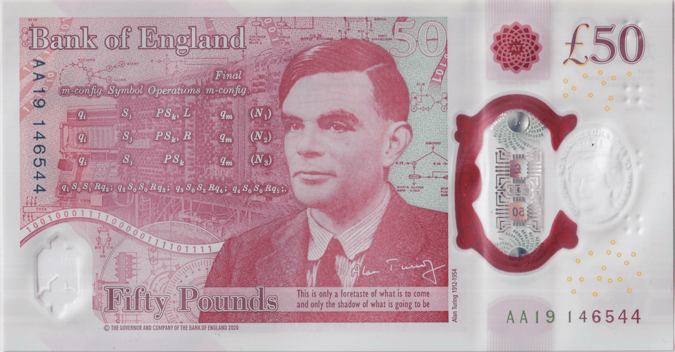FIFTY POUNDS BANKNOTE JOHN REF £50 - 14 - £50 - Cambridgeshire Coins