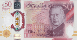 FIFTY POUNDS BANKNOTE JOHN REF £50 - 17 - £50 - Cambridgeshire Coins