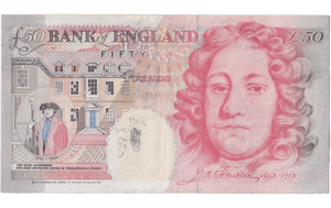 FIFTY POUNDS BANKNOTE KENTFIELD REF £50 - 15 - £50 - Cambridgeshire Coins