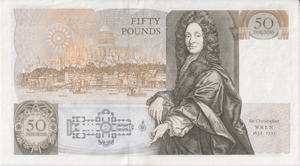 FIFTY POUNDS BANKNOTE KENTFIELD REF £50 - 19 - £50 - Cambridgeshire Coins