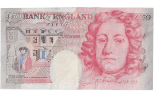 FIFTY POUNDS BANKNOTE KENTFIELD REF £50 - 20 - £50 - Cambridgeshire Coins