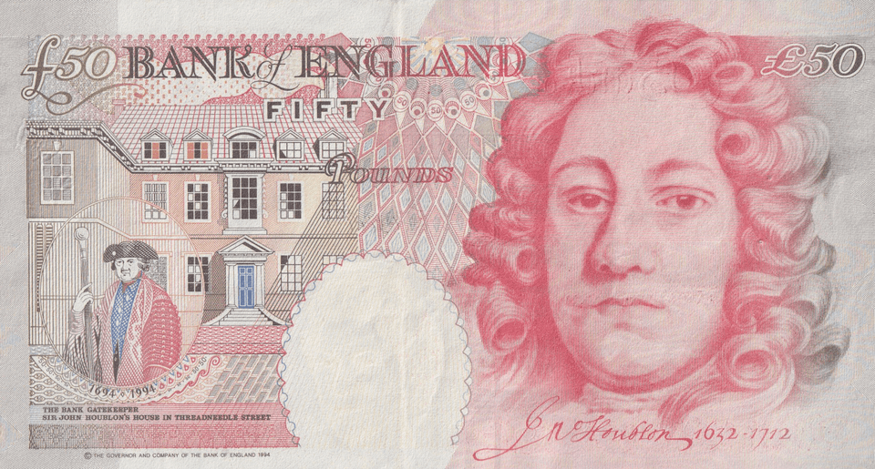 FIFTY POUNDS BANKNOTE KENTFIELD REF £50-31 ( AUNC ) - £50 - Cambridgeshire Coins