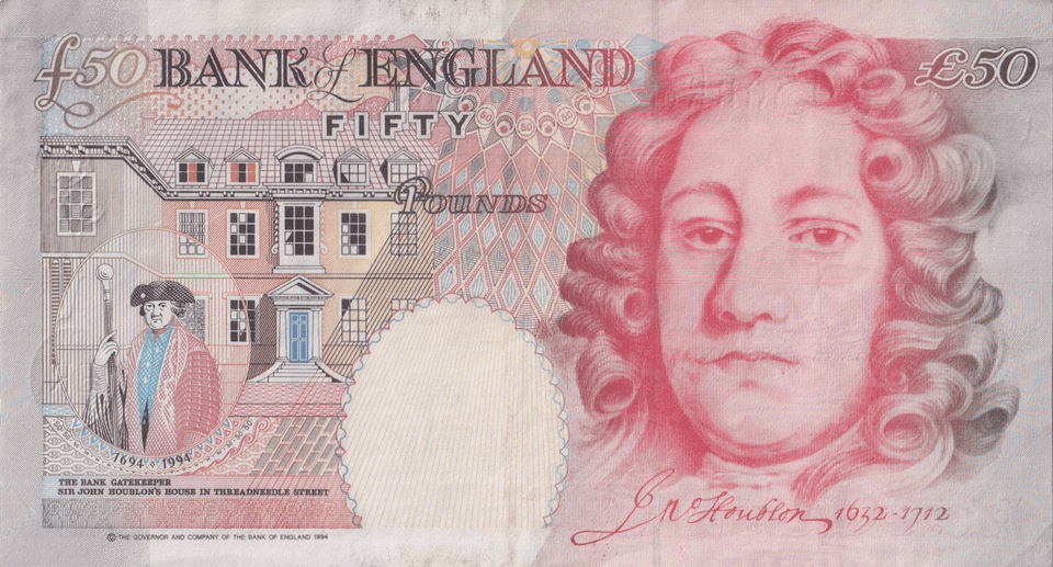 FIFTY POUNDS BANKNOTE LOWTHER REF £50 - 21 - £50 - Cambridgeshire Coins
