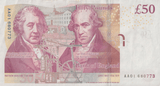 FIFTY POUNDS BANKNOTE SALMON AA01 REF £50-24 ( EF ) - £50 - Cambridgeshire Coins