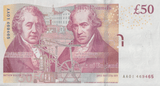 FIFTY POUNDS BANKNOTE SALMON AA01 REF £50-26 ( UNC ) - £50 - Cambridgeshire Coins