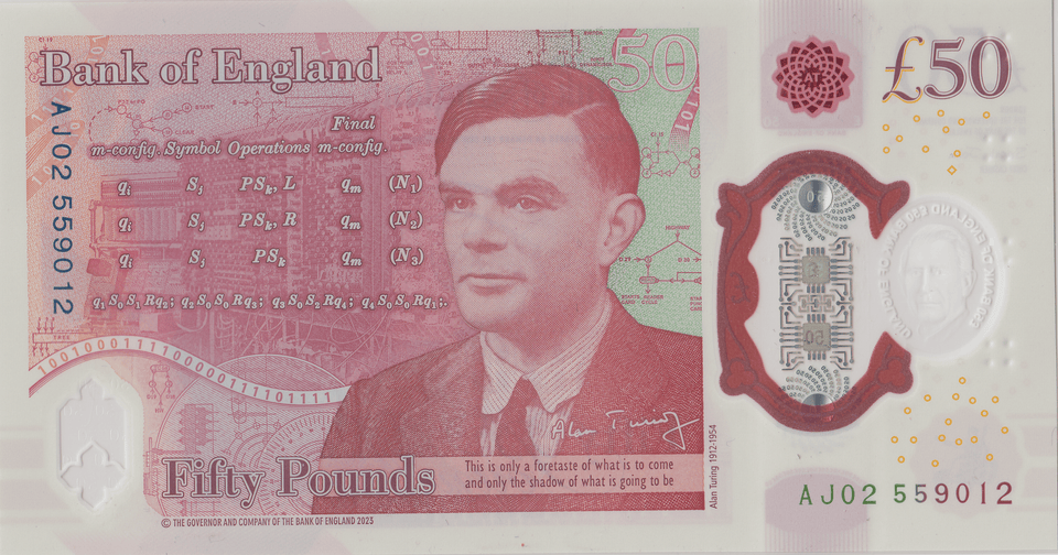 FIFTY POUNDS BANKNOTE SARAH JOHN REF £50 - 11 - £50 - Cambridgeshire Coins