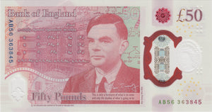 FIFTY POUNDS BANKNOTE SARAH JOHN REF £50 - 9 - £50 Banknotes - Cambridgeshire Coins