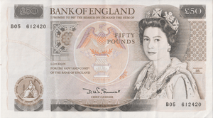 FIFTY POUNDS BANKNOTE SOMERSET REF £50 - 18 - £50 - Cambridgeshire Coins