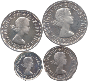 1967 MAUNDY SET ELIZABETH II