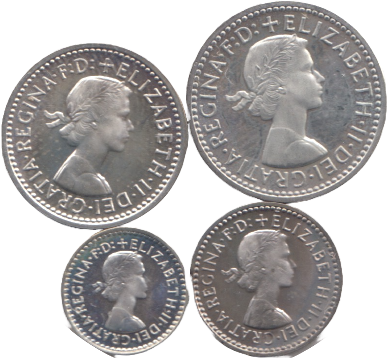 1967 MAUNDY SET ELIZABETH II