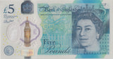 FIVE POUNDS BANKNOTE CLELAND REF £5 - 123 - £5 BANKNOTES - Cambridgeshire Coins