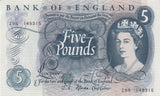 FIVE POUNDS BANKNOTE FFORDE REF £5 - 90 - £5 BANKNOTES - Cambridgeshire Coins