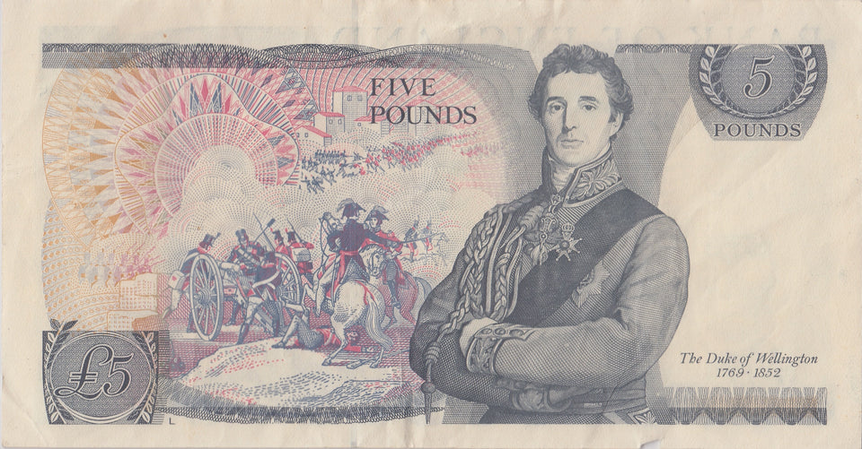 FIVE POUNDS BANKNOTE GILL REF £5 - 119 - £5 BANKNOTES - Cambridgeshire Coins