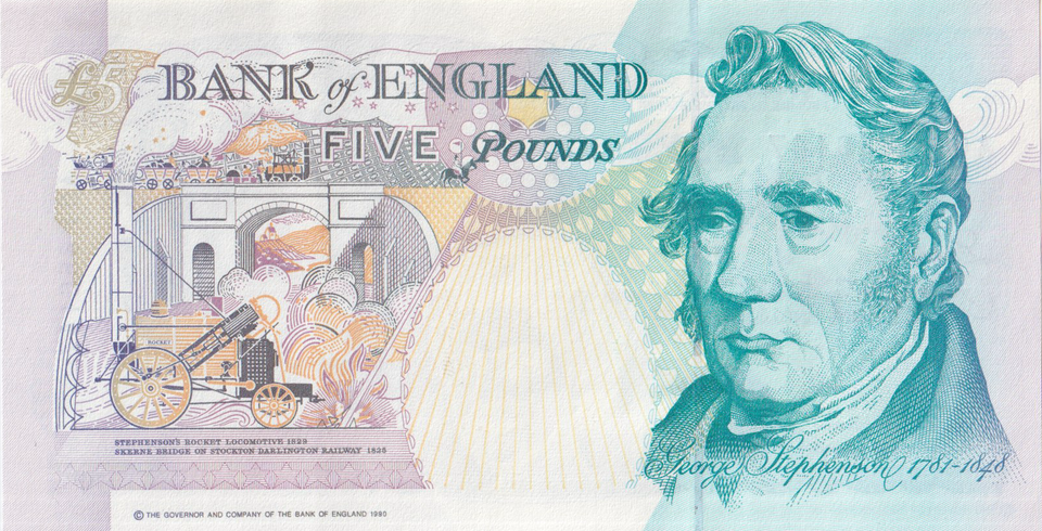 FIVE POUNDS BANKNOTE GILL REF £5 - 155 - £5 BANKNOTES - Cambridgeshire Coins