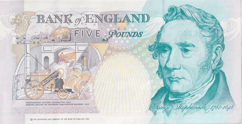 FIVE POUNDS BANKNOTE GILL REF £5 - 156 - £5 BANKNOTES - Cambridgeshire Coins