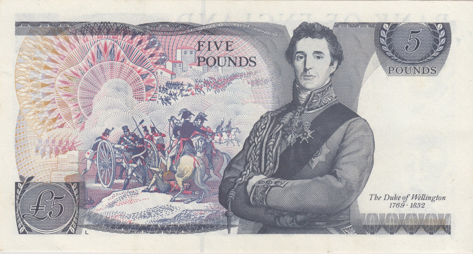 FIVE POUNDS BANKNOTE GILLE REF £5-11 - £5 BANKNOTES - Cambridgeshire Coins