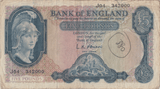 FIVE POUNDS BANKNOTE O'BRIEN REF £5 - 137 - £5 BANKNOTES - Cambridgeshire Coins