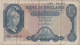 FIVE POUNDS BANKNOTE O'BRIEN REF £5 - 140 - £5 BANKNOTES - Cambridgeshire Coins