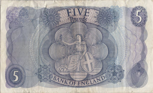 FIVE POUNDS BANKNOTE PAGE REF £5 - 110 - £5 BANKNOTES - Cambridgeshire Coins