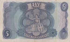 FIVE POUNDS BANKNOTE PAGE REF £5 - 117 - £5 BANKNOTES - Cambridgeshire Coins