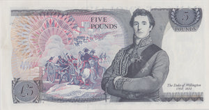 FIVE POUNDS BANKNOTE SOMERSET REF £5 - 120 - £5 BANKNOTES - Cambridgeshire Coins