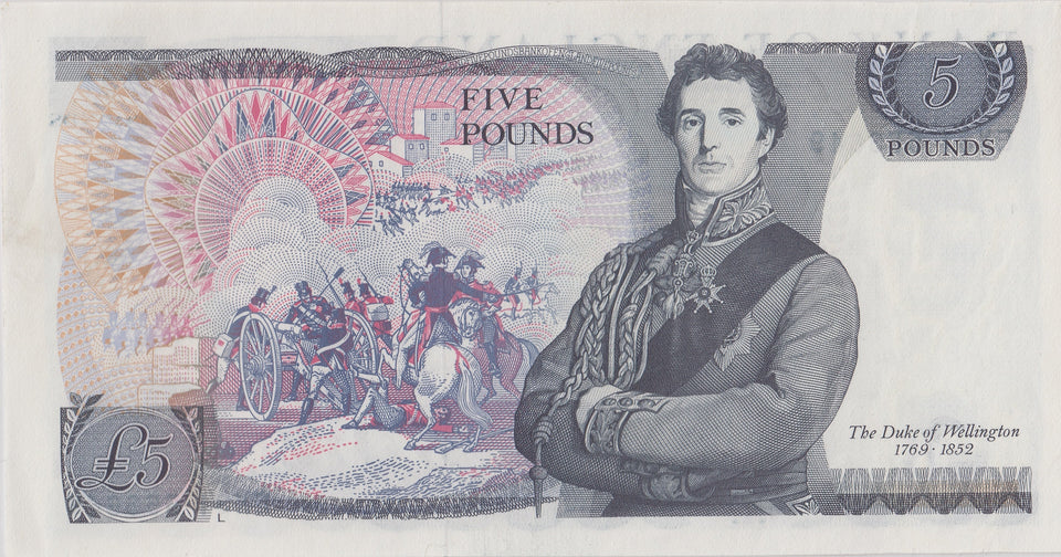 FIVE POUNDS BANKNOTE SOMERSET REF £5 - 120 - £5 BANKNOTES - Cambridgeshire Coins