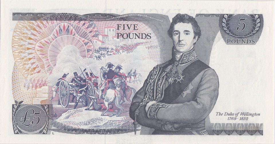 FIVE POUNDS BANKNOTE SOMERSET REF £5 - 75 - £5 BANKNOTES - Cambridgeshire Coins