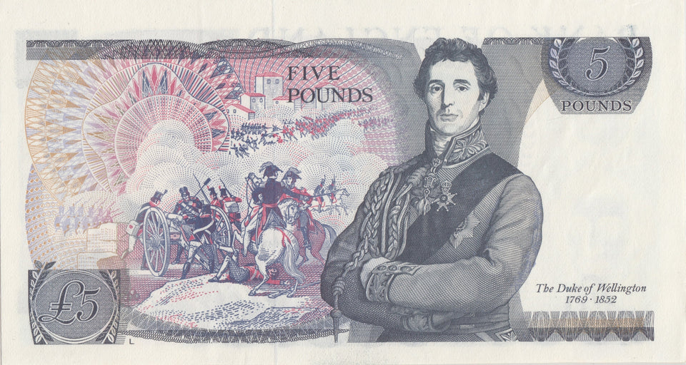 FIVE POUNDS BANKNOTE SOMERSET REF £5 - 77 - £5 BANKNOTES - Cambridgeshire Coins