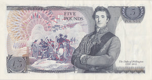 FIVE POUNDS BANKNOTE SOMERSET REF £5 - 79 - £5 BANKNOTES - Cambridgeshire Coins