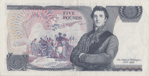 FIVE POUNDS BANKNOTE SOMERSET REF £5 - 98 - £5 BANKNOTES - Cambridgeshire Coins