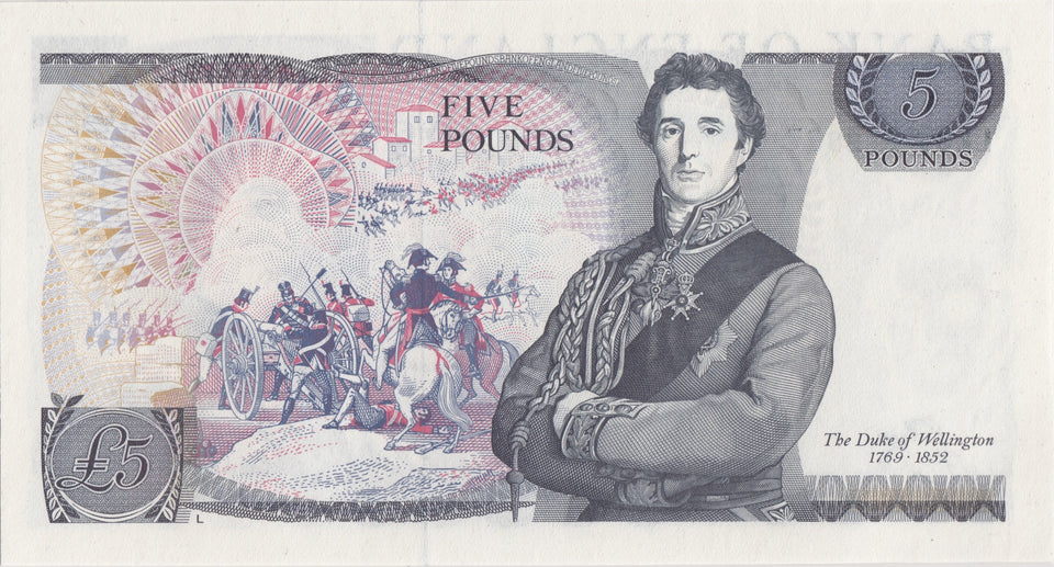 FIVE POUNDS BANKNOTE SOMERSET REF £5 - 99 - £5 BANKNOTES - Cambridgeshire Coins