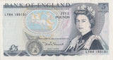 FIVE POUNDS BANKNOTE SOMMERSET REF £5 - 11 - £5 BANKNOTES - Cambridgeshire Coins