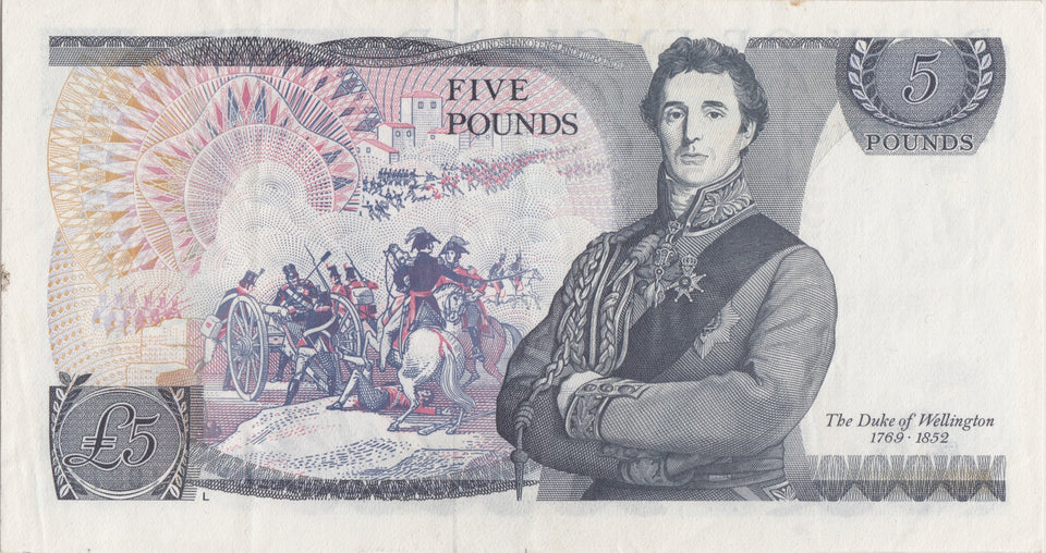 FIVE POUNDS BANKNOTE SOMMERSET REF £5 - 11 - £5 BANKNOTES - Cambridgeshire Coins