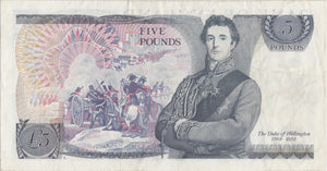 FIVE POUNDS BANKNOTE SOMMERSET REF £5 - 12 - £5 BANKNOTES - Cambridgeshire Coins