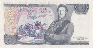 FIVE POUNDS BANKNOTE SOMMERSET REF £5 - 14 - £5 BANKNOTES - Cambridgeshire Coins