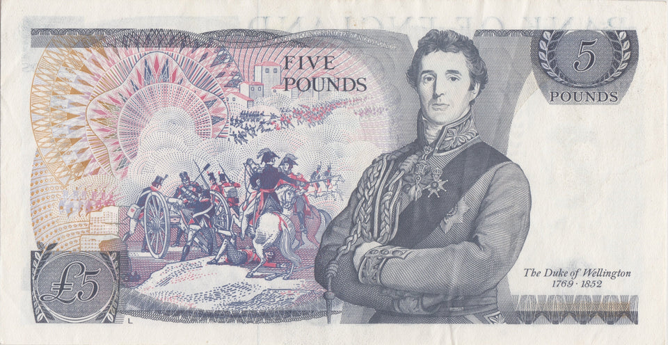 FIVE POUNDS BANKNOTE SOMMERSET REF £5 - 14 - £5 BANKNOTES - Cambridgeshire Coins
