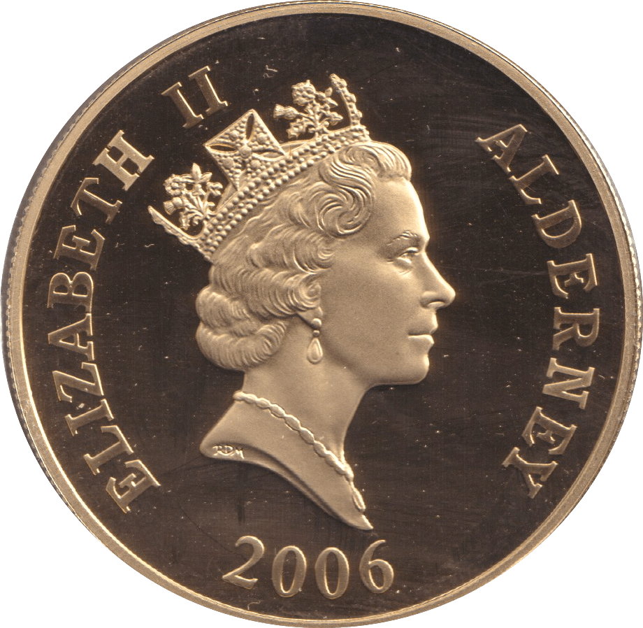 FIVE POUNDS SILVER PROOF 2006 ALDERNEY TRAIN COINS ROYAL SCOT - Silver Proof - Cambridgeshire Coins