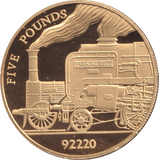 FIVE POUNDS SILVER PROOF 2006 JERSEY TRAIN COINS EVENING STAR - Silver Proof - Cambridgeshire Coins